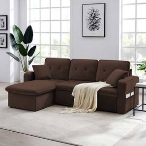 Sofa Cum Bed In Ambarnath Design Neptune 5 Seater Pull Out Sofa cum Bed In Brown Colour