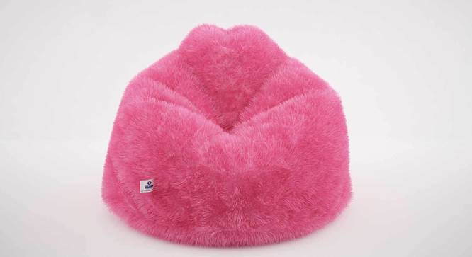 Fur Bean Bag with Beans (Pink, with beans Bean Bag Type, XXXL Bean Bag Size) by Urban Ladder - Front View Design 1 - 832226