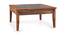 Tate Display Coffee Table (Teak Finish) by Urban Ladder - Front View Design 1 - 