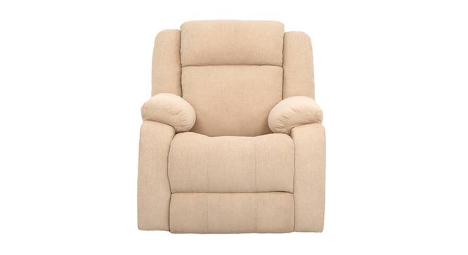 Avalon E - Motorized Electric Powered Single Seater Fabric Recliner with USB Port (Beige, One Seater) by Urban Ladder - - 
