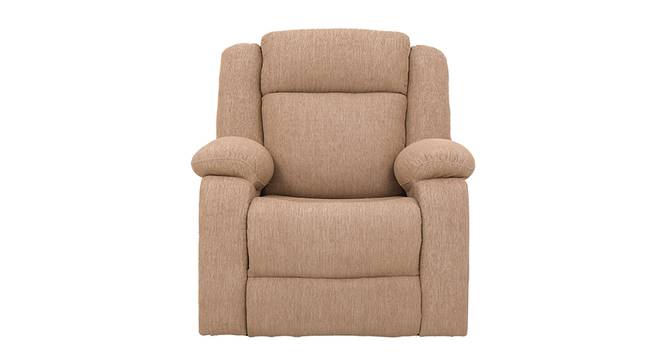 Avalon E - Motorized Electric Powered Single Seater Fabric Recliner with USB Port (Brown, One Seater) by Urban Ladder - - 