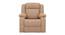 Avalon E - Motorized Electric Powered Single Seater Fabric Recliner with USB Port (Brown, One Seater) by Urban Ladder - - 