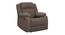 Avalon E - Motorized Electric Powered Single Seater Fabric Recliner with USB Port (One Seater, Saddle Brown) by Urban Ladder - - 