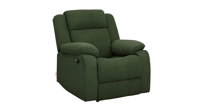 Avalon E - Motorized Electric Powered Single Seater Fabric Recliner with USB Port (One Seater, sap Green) by Urban Ladder - - 