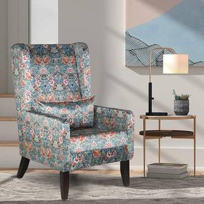 globally indian Clementine Accent Chair in Blue Colour-picture-37