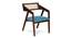 Micah Accent Chair - Blue (Blue) by Urban Ladder - - 