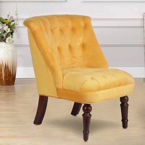 globally indian Finnegan Accent Chair in Yellow Colour-picture-3