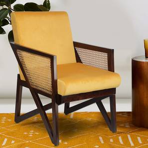 globally indian Rowan Accent Chair in Yellow Colour-picture-20