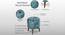 Aurelia Solid Wood Ottoman - Set of 2 (Blue) by Urban Ladder - - 