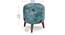 Aurelia Solid Wood Ottoman - Set of 2 (Blue) by Urban Ladder - - 