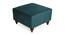 Thomas Solid Wood Ottoman (Green) by Urban Ladder - - 
