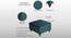 Thomas Solid Wood Ottoman (Green) by Urban Ladder - - 
