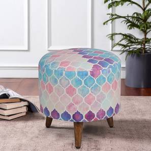 globally indian Ophelia Solid Wood Ottoman-picture-14