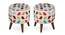 Willow Solid Wood Ottoman - Set of 2 by Urban Ladder - - 