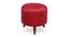 Silas Solid Wood Ottoman (Red) by Urban Ladder - - 
