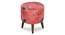 Seren Solid Wood Ottoman - Set of 2 (Red) by Urban Ladder - - 