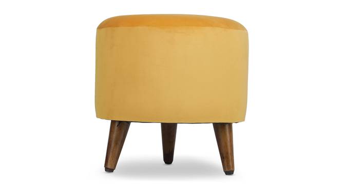 Freya Solid Wood Ottoman (Yellow) by Urban Ladder - - 