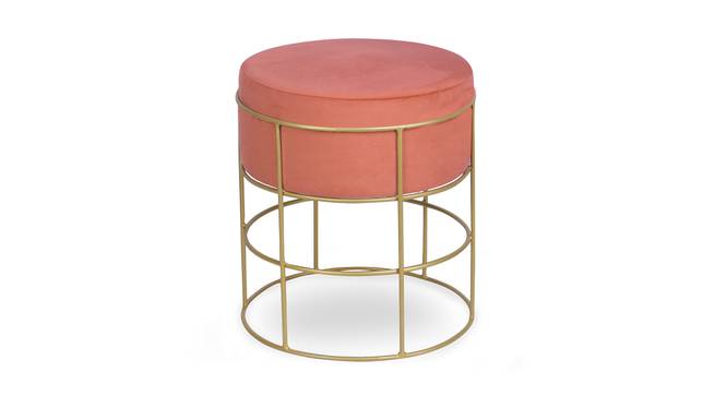 Lyra Solid Wood Ottoman (Pink) by Urban Ladder - - 