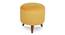 Freya Solid Wood Ottoman (Yellow) by Urban Ladder - - 