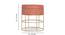 Lyra Solid Wood Ottoman (Pink) by Urban Ladder - - 