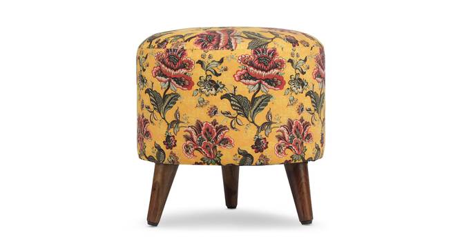 Seraphina Solid Wood Ottoman (Yellow) by Urban Ladder - - 