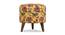 Seraphina Solid Wood Ottoman (Yellow) by Urban Ladder - - 