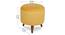 Freya Solid Wood Ottoman (Yellow) by Urban Ladder - - 