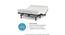 Wave King Size Adjustable Bed with Zero Gravity Comfort and Anti-Snore Sleep Modes  with Headboard (Queen Bed Size, Dark Grey Finish) by Urban Ladder - Design 1 Side View - 834468