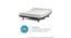 Wave King Size Adjustable Bed with Zero Gravity Comfort and Anti-Snore Sleep Modes  with Headboard (Queen Bed Size, Dark Grey Finish) by Urban Ladder - Ground View Design 1 - 834476
