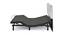 Wave King Size Adjustable Bed with Zero Gravity Comfort and Anti-Snore Sleep Modes  with Headboard (Queen Bed Size, Dark Grey Finish) by Urban Ladder - Rear View Design 1 - 834484