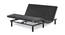 Wave Plus King Size Adjustable Bed with Under Bed Lighting, Massage and  sleep modes (Queen Bed Size, Dark Grey Finish) by Urban Ladder - Ground View Design 1 - 834494