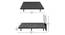 Wave King Size Adjustable Bed with Zero Gravity Comfort and Anti-Snore  Sleep Modes (King Bed Size, Dark Grey Finish) by Urban Ladder - Design 1 Dimension - 834499