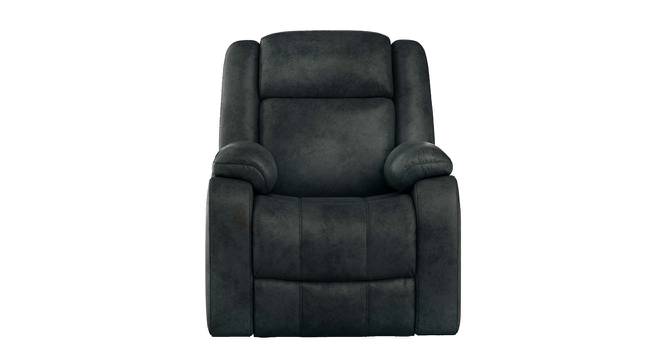 Avalon Single Seater Manual Recliner, Suede Fabric, Contemporary Look & Design, Color -  Crimson Red (Midnight Blue, One Seater) by Urban Ladder - Front View Design 1 - 834510