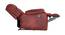 Avalon Single Seater Manual Recliner, Suede Fabric, Contemporary Look & Design, Color -  Crimson Red (Crimson Red, One Seater) by Urban Ladder - Rear View Design 1 - 834521