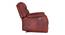 Avalon Single Seater Manual Recliner, Suede Fabric, Contemporary Look & Design, Color -  Crimson Red (Crimson Red, One Seater) by Urban Ladder - Ground View Design 1 - 834524