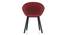 Poulain Accent Chair (Red, Fabric Seat) by Urban Ladder - Front View Design 1 - 834534