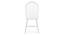 Beverly Dining chair Set of two Finish: White (White Finish) by Urban Ladder - Front View Design 1 - 