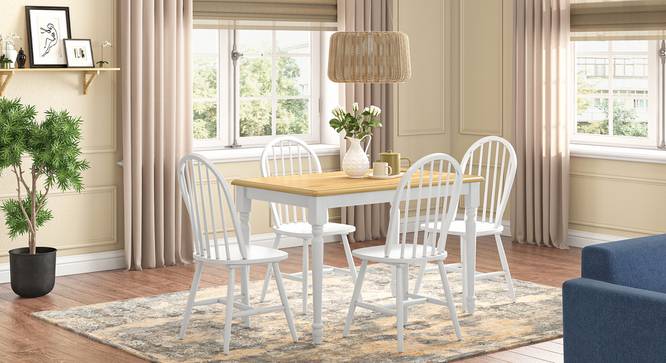 Roca 6 Seater Dining Table Finish: Two-tone (Two-Tone Finish) by Urban Ladder - Full View Design 1 - 