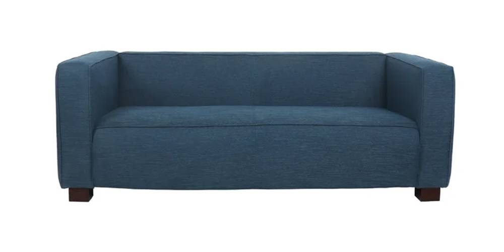 Devon Fabric Sofa (Blue) by Urban Ladder - - 