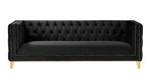 Hamilton Fabric Sofa (Black)