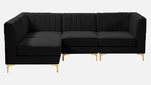 Juno Fabric Sofa (Black)