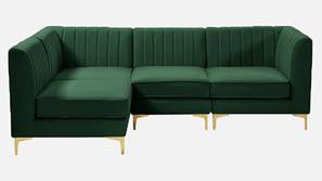 Juno Fabric Sofa (Emerald Green)