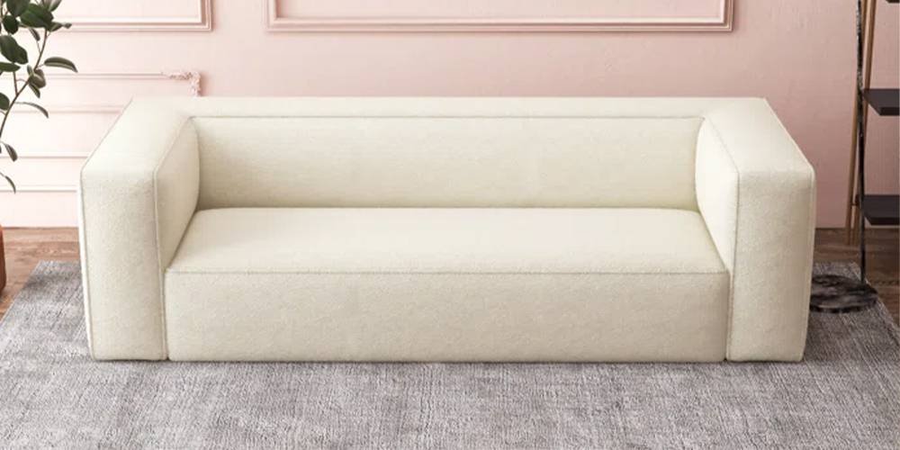 Ledbury Fabric Sofa (Ivory ) by Urban Ladder - - 