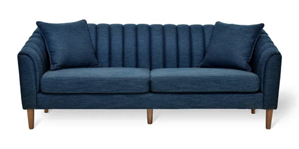 Lawson Fabric Sofa (Blue) Urban Ladder