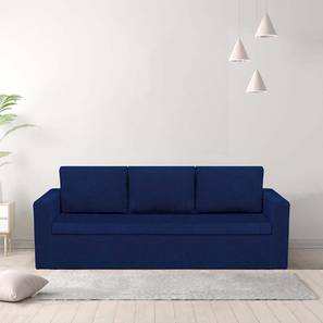 Sofa Cum Bed Design Design Morris 3 Seater Pull Out Sofa cum Bed In Royal Blue Colour