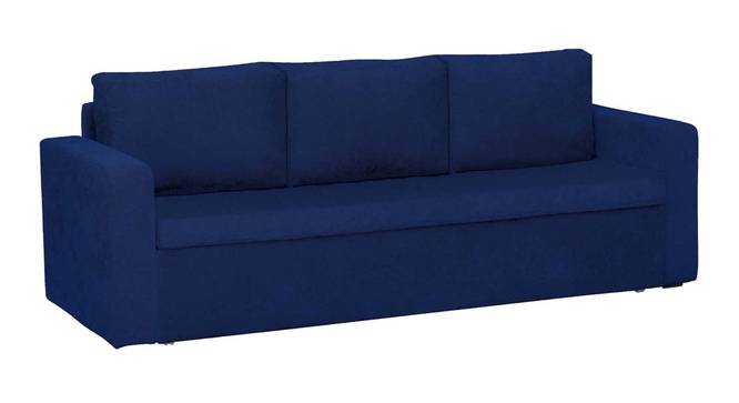 Morris Sofa cum Bed (Royal Blue, Royal Blue) by Urban Ladder - - 835648