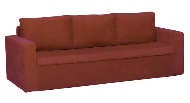 Morris Sofa cum Bed (Rust, Rust) by Urban Ladder - - 835652