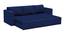 Morris Sofa cum Bed (Royal Blue, Royal Blue) by Urban Ladder - - 835658