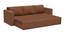 Morris Sofa cum Bed (Brown, Brown) by Urban Ladder - - 835659