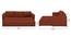 Morris Sofa cum Bed (Rust, Rust) by Urban Ladder - - 835676